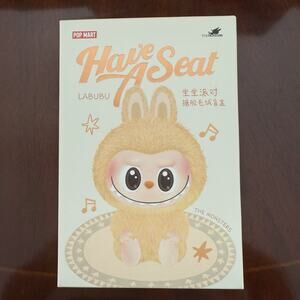 🎁USA-NEW Authentic popmart Labubu Monsters Have A Seat Vinyl SEALED Blind box💜